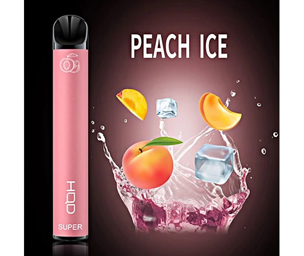 Одноразка Pod HQD Super Peach Ice 0% (Персик со льдом)
