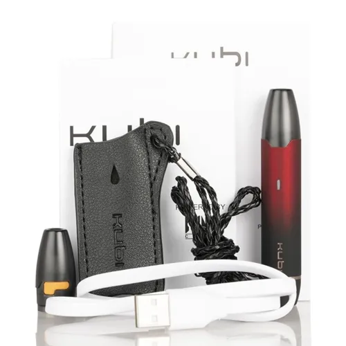 Hotcig Kubi Refillable Pod Starter Kit 550 mAh Red Black - Фото 5