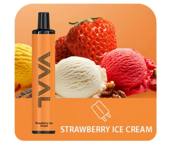 Одноразовый Pod Joyetech VAAL 1500 Strawberry Ice Cream 5% (Клубничное мороженое)