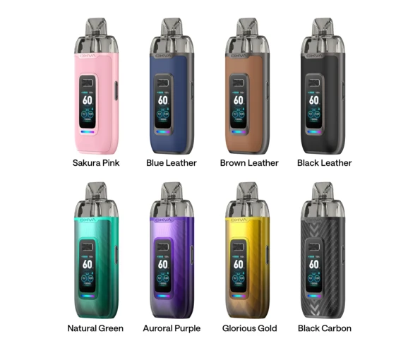 OXVA VPRIME Pod Kit 60W 2600mah Blue Leather Под система - Фото 4