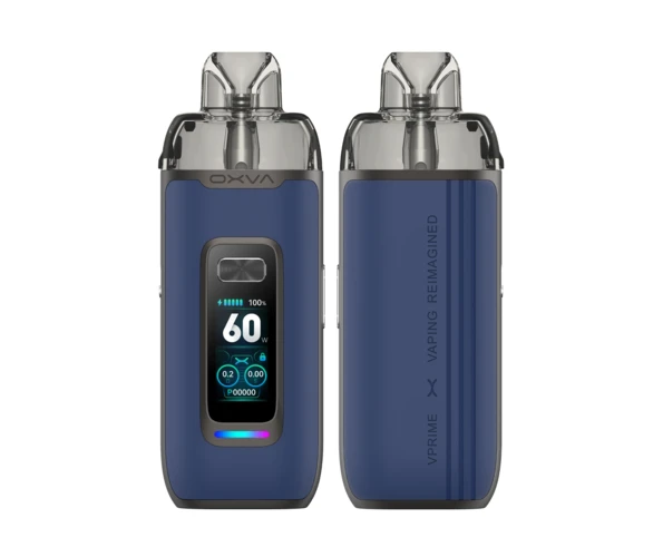 OXVA VPRIME Pod Kit 60W 2600mah Blue Leather Под система - Фото 5
