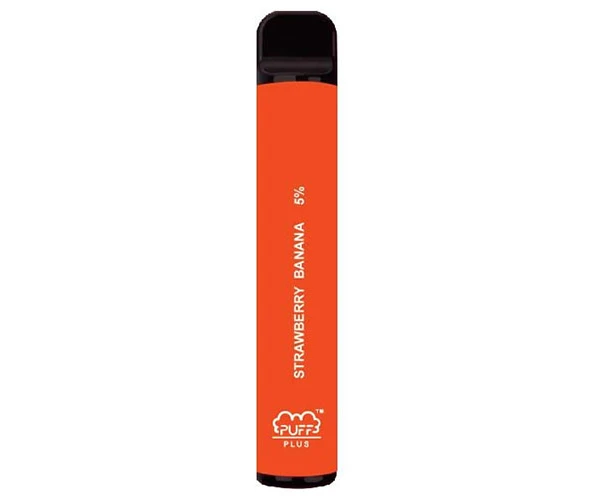 Одноразовий Pod Puff Plus Disposable Strawberry Banana 5%