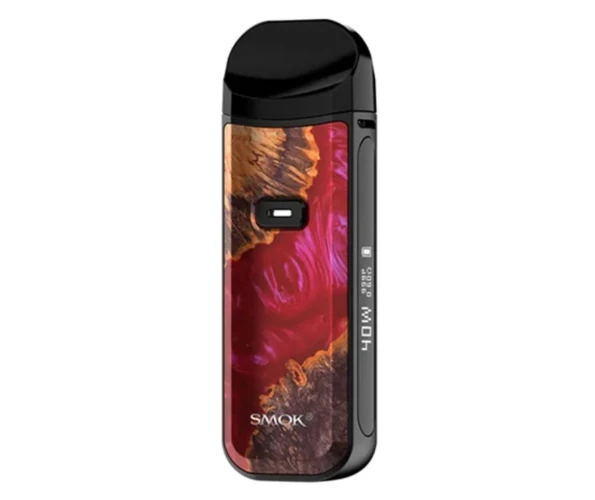 SMOK Nord 2 40W Pod Starter Kit 1500mAh Red Stabilizing Wood