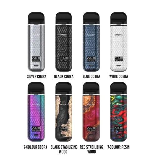 SMOK Novo 4 Mini Kit 900mAh 25W7-Color Cobra - Фото 2