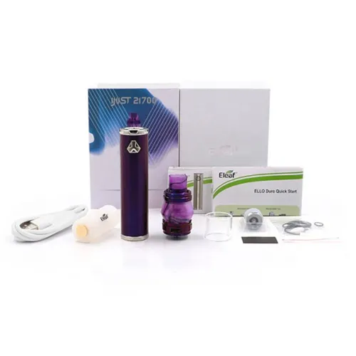 Eleaf iJust 21700 with ELLO Duro Purple Blue - Фото 3