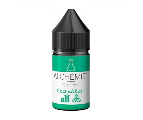 Жидкость солевая Alchemist Cactus Basil 30 мл 50 мг