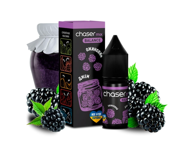 Сольова рідина Chaser Mix SALT Blackberry Jam 10 мл (Ожиновий джем)