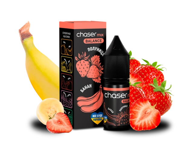 Сольова рідина Chaser Mix SALT Strawberry Banana 10 мл
