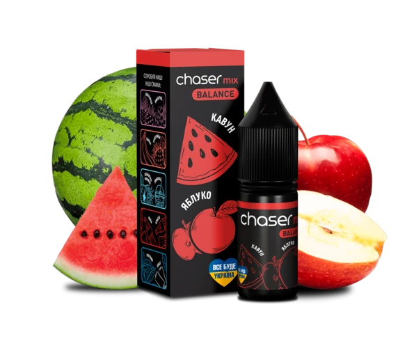 Сольова рідина Chaser Mix SALT Watermelon Apple 10 мл