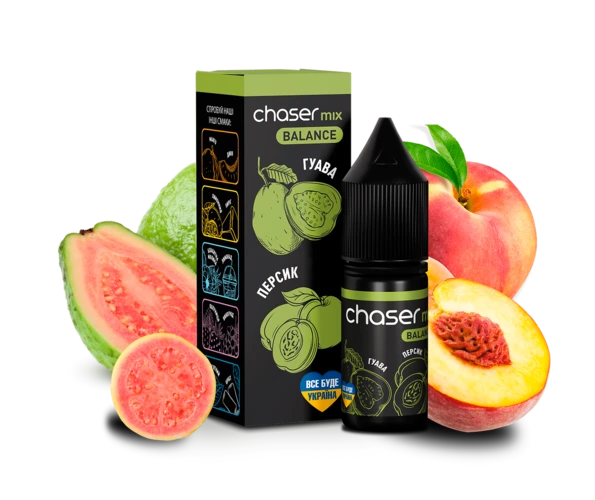 Жидкость солевая Chaser Mix SALT Guava Peach 10 мл