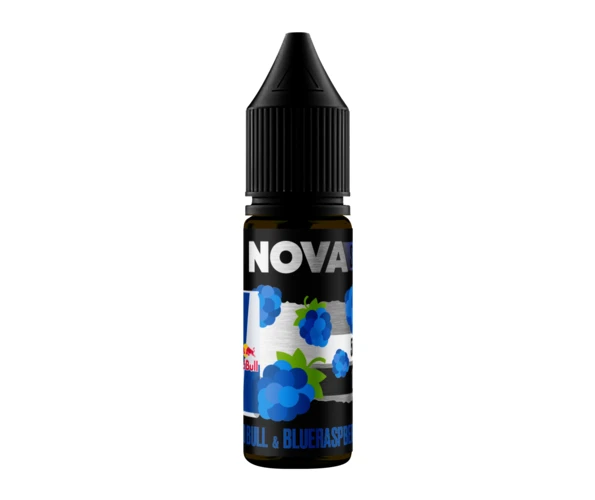 Жидкость солевая Chaser NOVA Energy Blue Raspberry 15 мл (Малиновый енергетик)