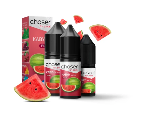 Сольова рідина Chaser Salt Кавун 10 мл