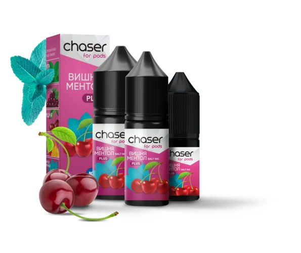 Жидкость солевая Chaser Salt Вишня Ментол 10 мл