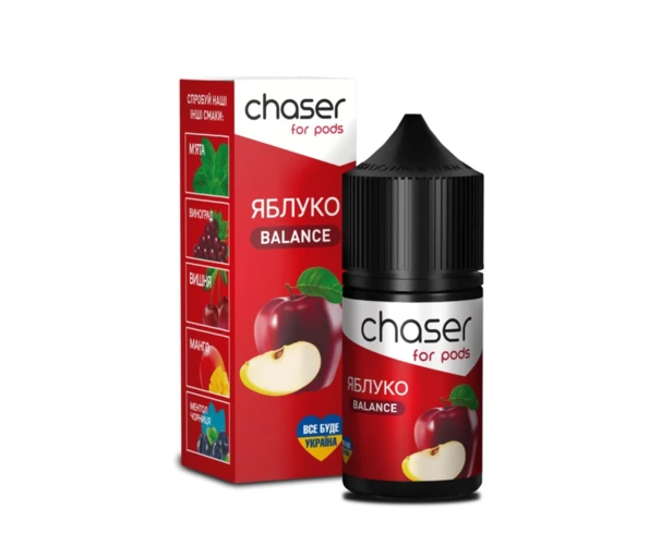 Сольова рідина Chaser Salt BALANCE Яблуко 30 мл