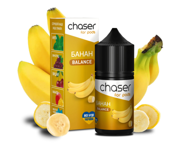 Сольова рідина Chaser Salt BALANCE Банан 30 мл - Фото 2