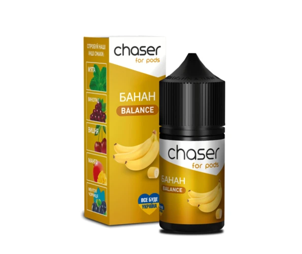 Сольова рідина Chaser Salt BALANCE Банан 30 мл
