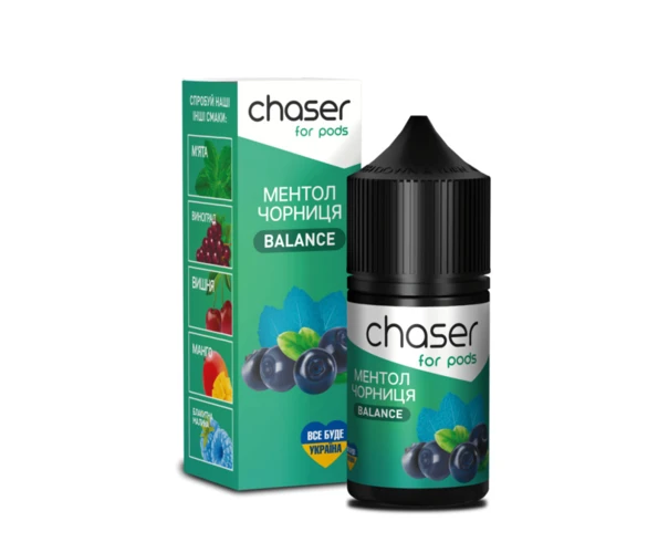 Жидкость солевая Chaser Salt BALANCE Черника Ментол 30 мл