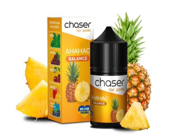 Жидкость солевая Chaser Salt BALANCE Ананас 30 мл - Фото 2