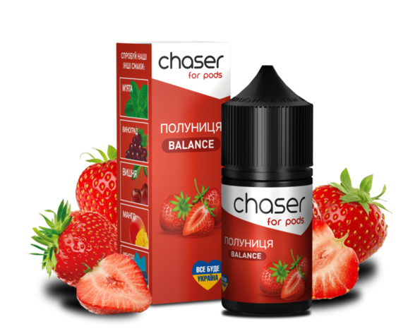 Жидкость солевая Chaser Salt BALANCE Клубника 30 мл - Фото 2