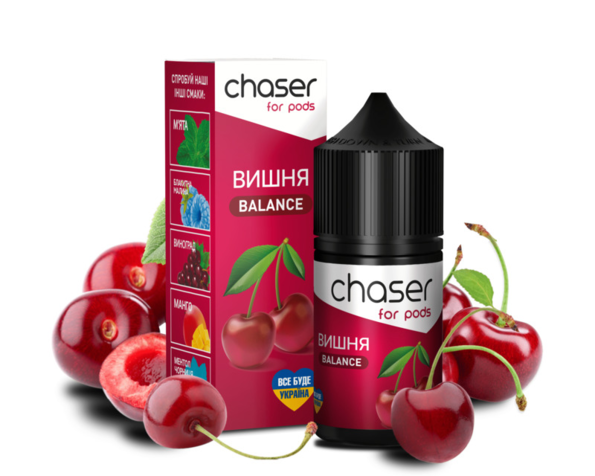 Сольова рідина Chaser Salt BALANCE Вишня 30 мл - Фото 2