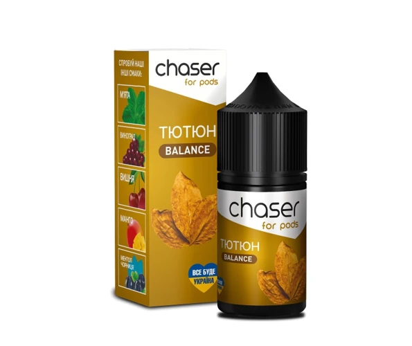 Сольова рідина Chaser Salt BALANCE Тютюн 30 мл