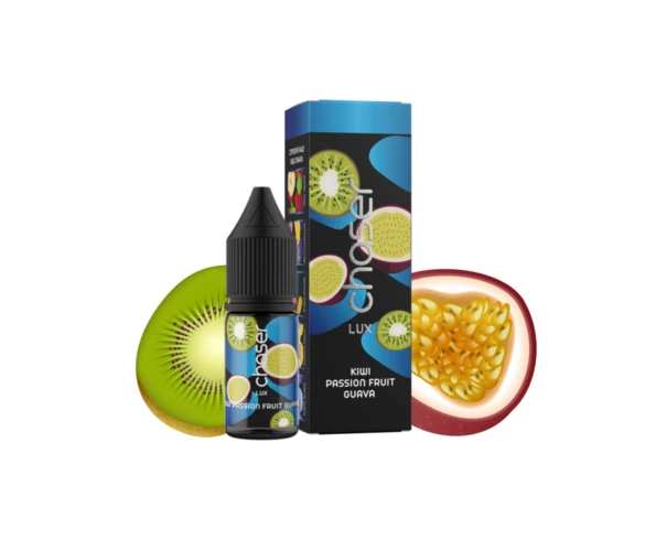 Жидкость солевая Chaser LUX Kiwi Passion Fruit Guava 11 мл (Киви с маракуйей и гуавой)