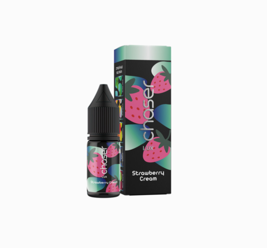 Жидкость солевая Chaser LUX Strawberry Cream 11 мл (Клубничный крем) - Фото 2