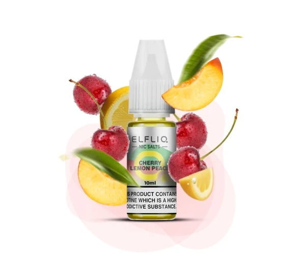 Жидкость солевая ELFLIQ Cherry Lemon Peach 10 мл 50 мг (Персик + лимон + вишня)