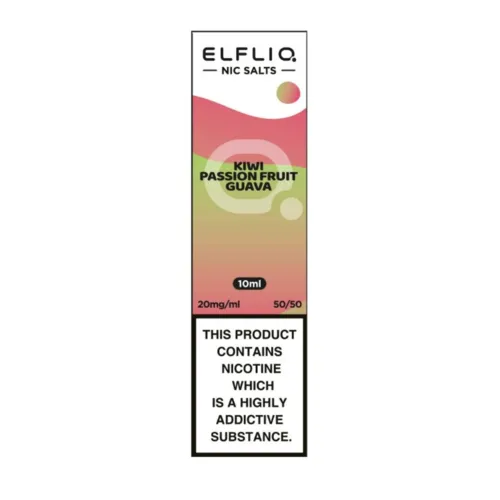 Жидкость солевая ELFLIQ Kiwi Passion Fruit Guava 10 мл 5% 20 мг - Фото 2