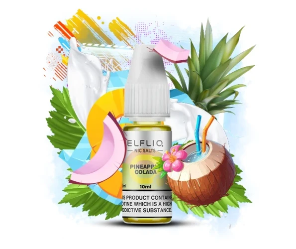 Жидкость солевая ELFLIQ Pineapple Colada 10 мл 50 мг (Ананас + кокос)