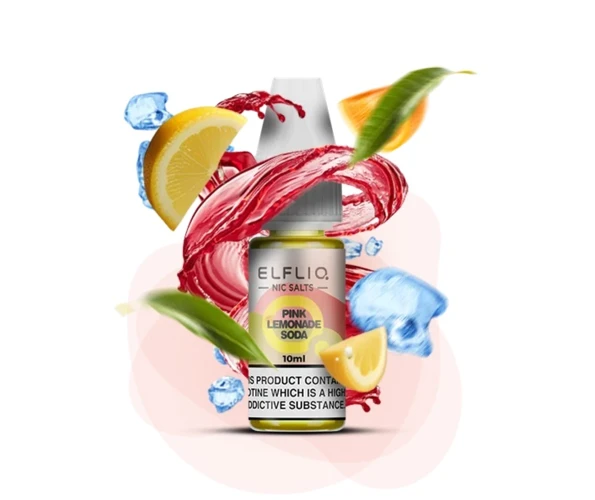 Жидкость солевая ELFLIQ Pink Lemonade Soda 10 мл 50 мг (Лимонадная шипучка)