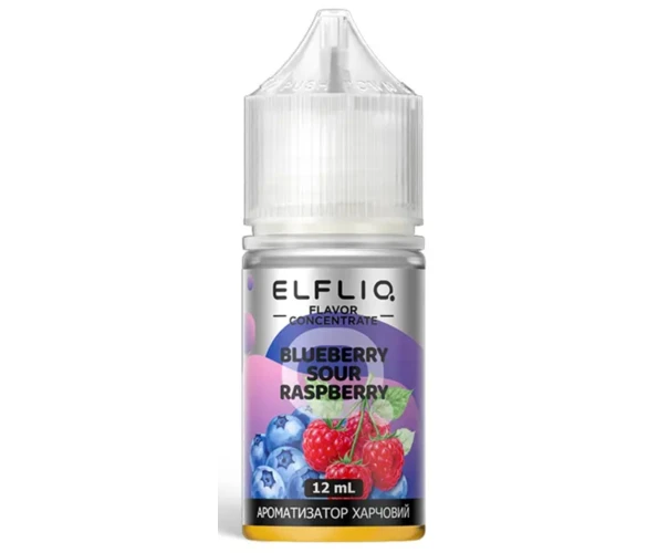 Рідина ELFLIQ Blueberry Sour Raspberry 30 мл (Чорниця + Кисла малина) укр.версія