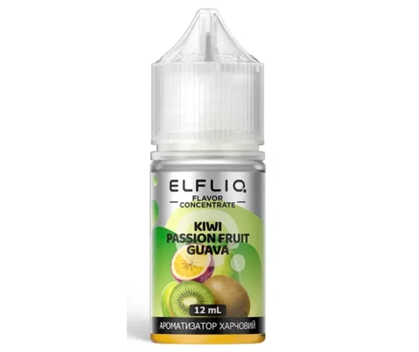 Рідина ELFLIQ Kiwi Passion Fruit Guava 30 мл (Ківі + Маракуя + Гуава) укр.версія