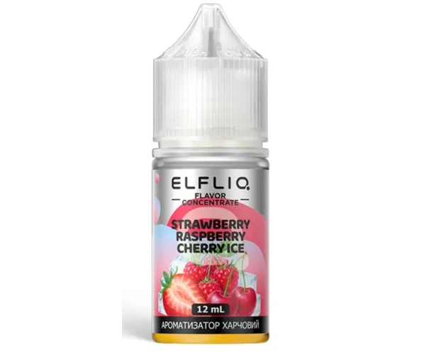 Рідина ELFLIQ Strawberry Raspberry Cherry Ice 30 мл (Полуниця + Малина + Вишня) укр.версія