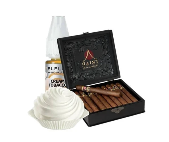 Жидкость солевая ELFLIQ Cream Tobacco 10 мл 5% 20 мг
