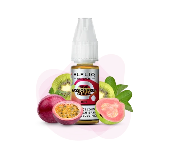Жидкость солевая ELFLIQ Kiwi Passion Fruit Guava 10 мл 5% 20 мг