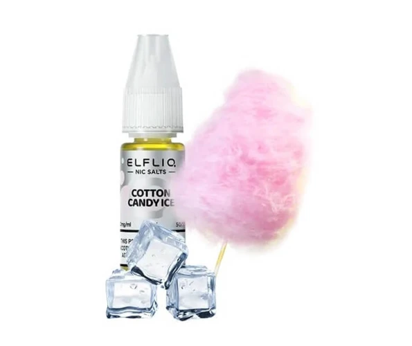 Жидкость солевая ELFLIQ Cotton Candy Ice 10 мл 5% 20 мг