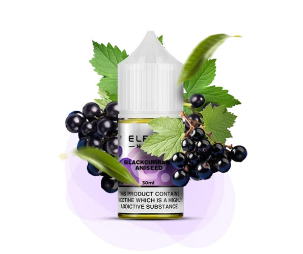 Жидкость солевая ELFLIQ Blackcurrant Aniseed 30 мл 50 мг (Смородина)