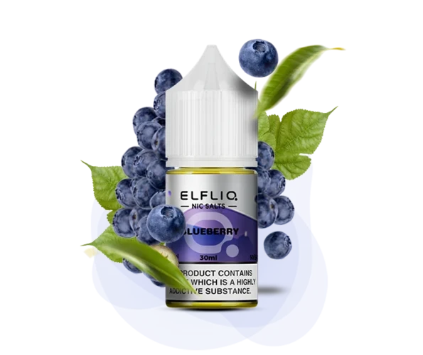 Жидкость солевая ELFLIQ Blueberry 30 мл 50 мг (Черника)