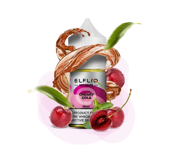 Жидкость солевая ELFLIQ Cherry Cola 30 мл 50 мг (Вишневая кола)