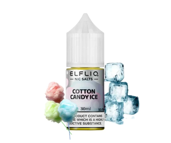 Жидкость солевая ELFLIQ Cotton Candy Ice 30 мл 50 мг (Сладкая вата со льдом)