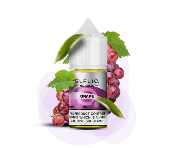 Жидкость солевая ELFLIQ Grape 30 мл 50 мг (Виноград)