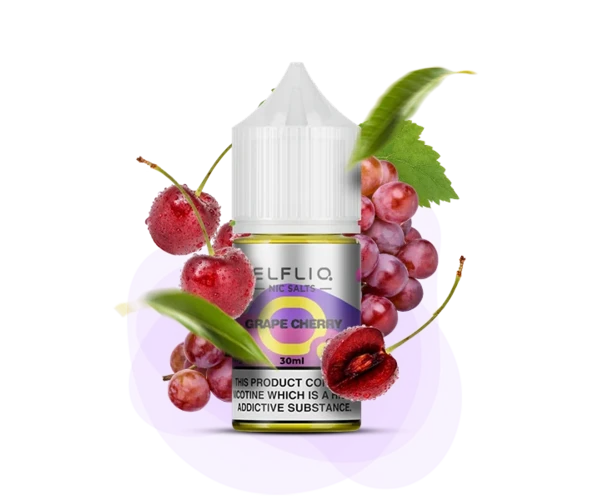 Жидкость солевая ELFLIQ Grape Cherry 30 мл 50 мг (Виноград + вишня)