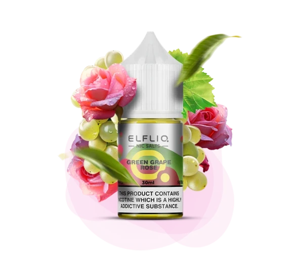 Жидкость солевая ELFLIQ Green Grape Rose 30 мл 50 мг (Виноград + роза)