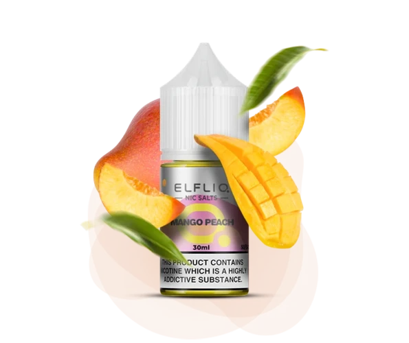Жидкость солевая ELFLIQ Mango Peach 30 мл 50 мг (Манго + персик)