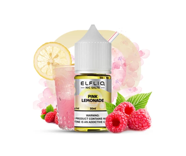 Жидкость солевая ELFLIQ Pink Lemonade 30 мл 50 мг (Лимонад с малиной)