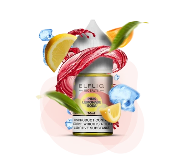 Жидкость солевая ELFLIQ Pink Lemonade Soda 30 мл 50 мг (Лимонад)