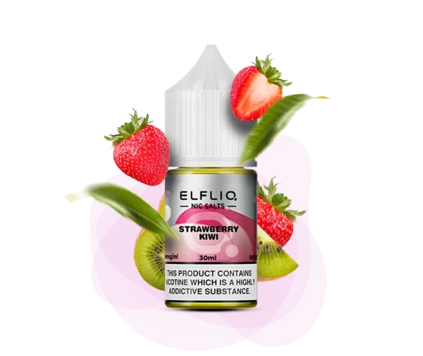 Жидкость солевая ELFLIQ Strawberry Kiwi 30 мл 50 мг (Клубника с киви)