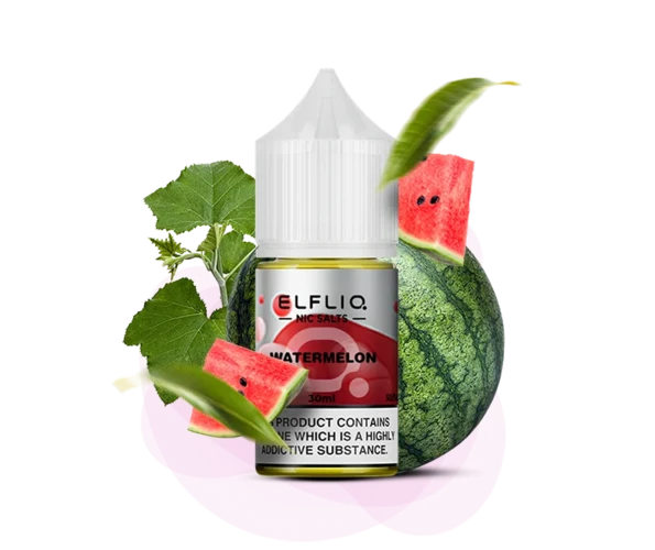 Жидкость солевая ELFLIQ Watermelon 30 мл 50 мг (Арбуз)
