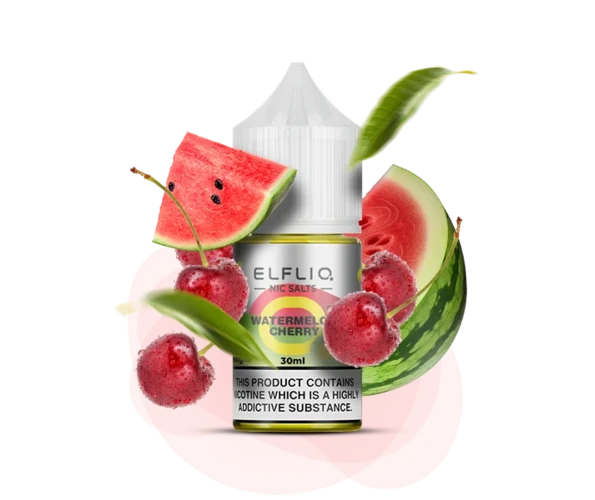Жидкость солевая ELFLIQ Watermelon Cherry 30 мл 50 мг (Арбуз + вишня)